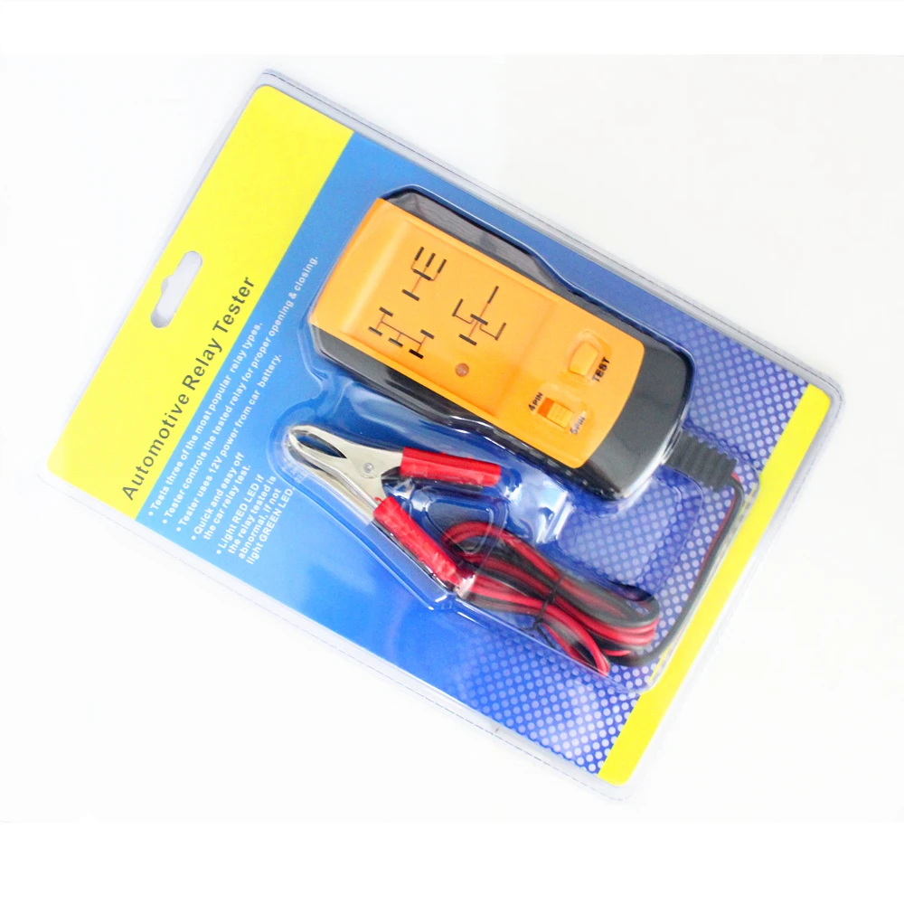 AE100 Automotive Relay Tester for 12V Car Auto Battery Checker Electrical Testers & Test Leads