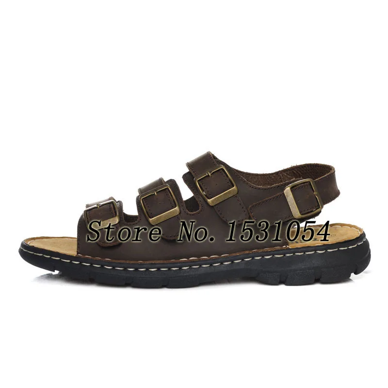 leather belt slippers