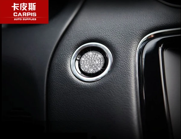 

Chrome Car Start Engine Stop Push Button Cover Trim For Range Rover Evoque 2012-2018 Land Rover Discovery Sport 2015-2018