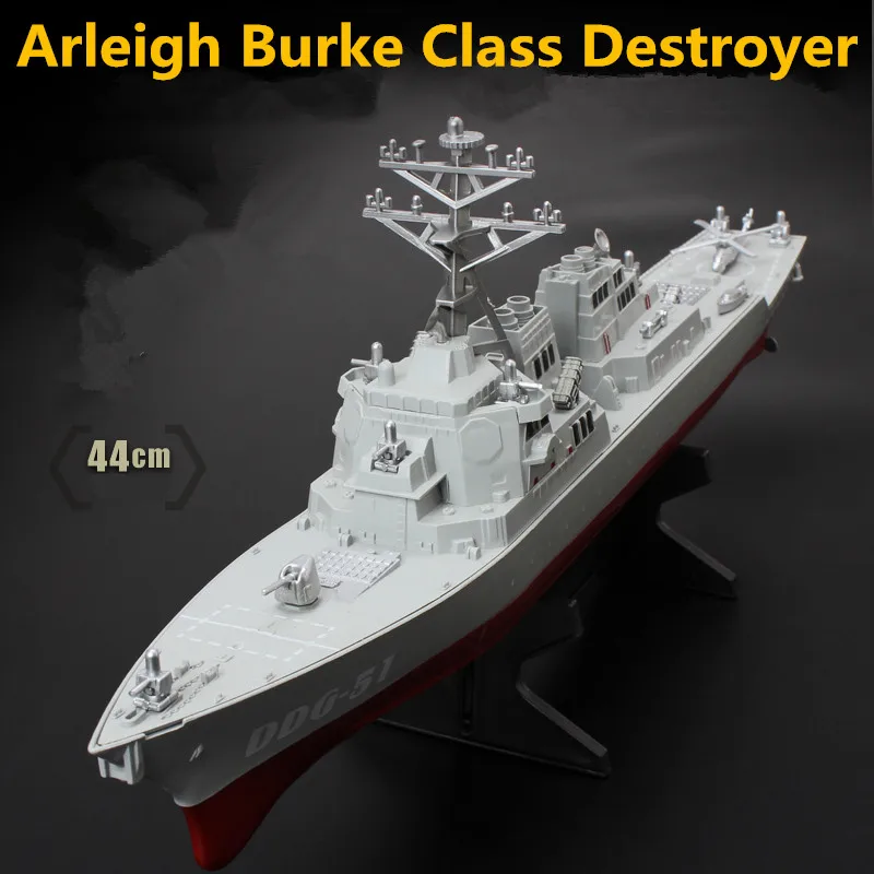 Estático para Crianças Destroyers de Mísseis Brinquedos Modelo Arleigh Burke Classe Destroyer Militar Educativos Frete Grátis 2 High Quality Brinquedos e hobbies