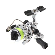 Рыболовная катушка мини спиннинг литье колесо 4,3: 1 Алюминиевый сплав левый и правый 2+ 1BB
