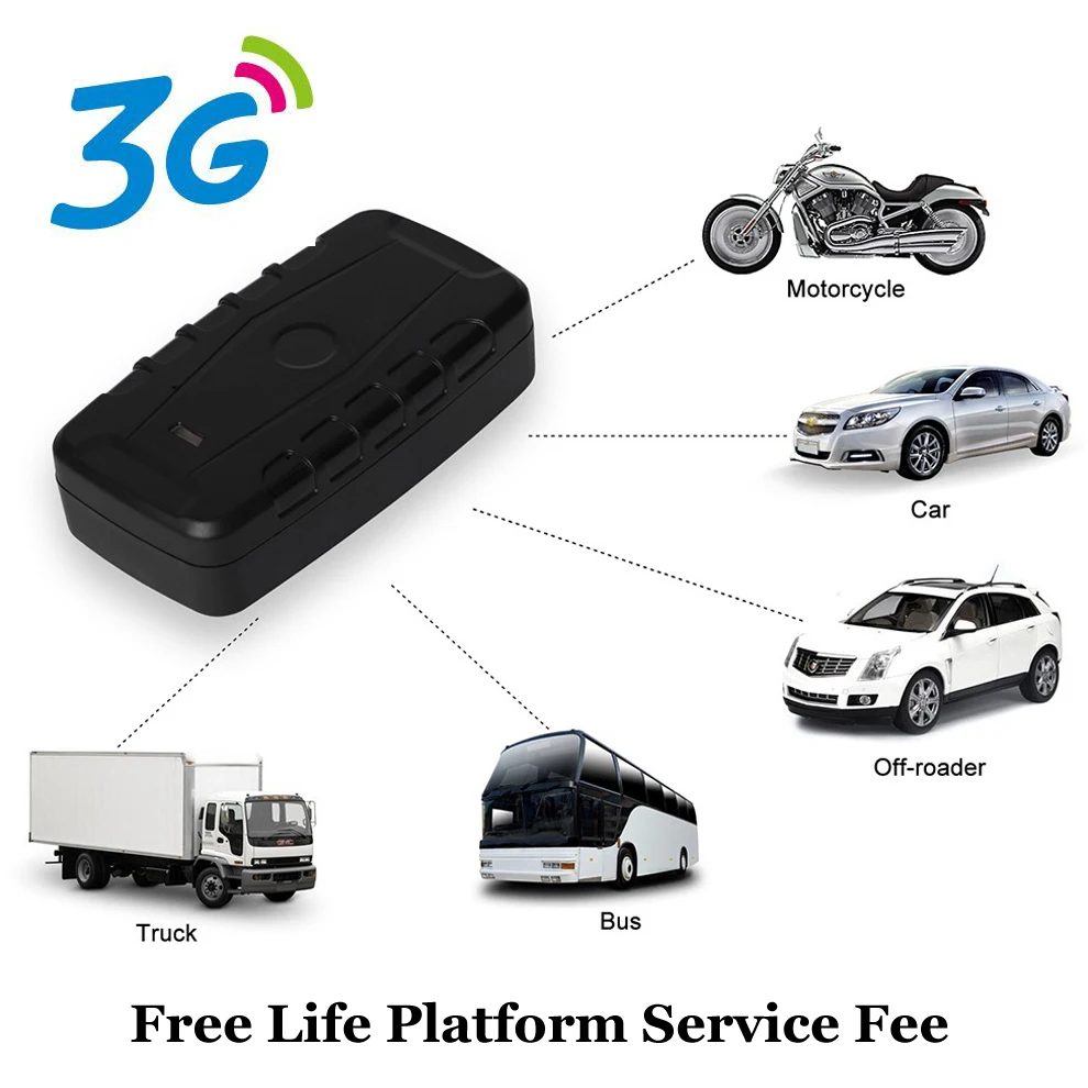 3g gps трекер Автомобильный 120 дней водонепроницаемый портативный 10000 мАч