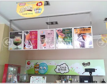 

Single Sided Aluminum Frame Led Lighted Menu Board for Restaurant Menu Dispaly (10pcs/lot)