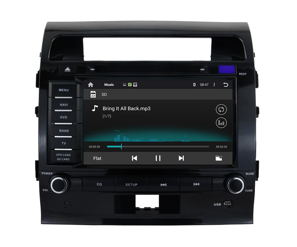 Perfect Octa Core 8 inch HD 1024X600 Android 9.0 Car DVD PC For Toyota Land Cruiser 200 2008-2012 GPS Navigation Radio BT Stereo system 1 Perfect Octa Core 8 inch HD 1024X600 Android 9.0 Car DVD PC For Toyota Land Cruiser 200 2008-2012 GPS Navigation Radio BT Stereo system 1