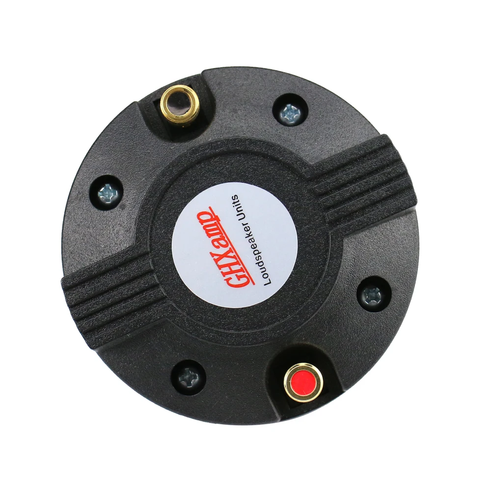 GHXAMP 34.4mm 34 Core Horn Stage Tweeter Speaker Drive Head 8Ohm 40W Magnet 90*15MM Treble with Thread Titanium Film 1PC