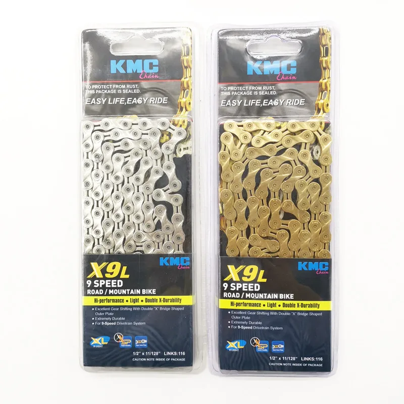 Цепь KMC Z99/X9/X9SL/X10/X10SL/X11/X11SL цепь 116 звеньев 6/7/8/9/10/11 скоростей