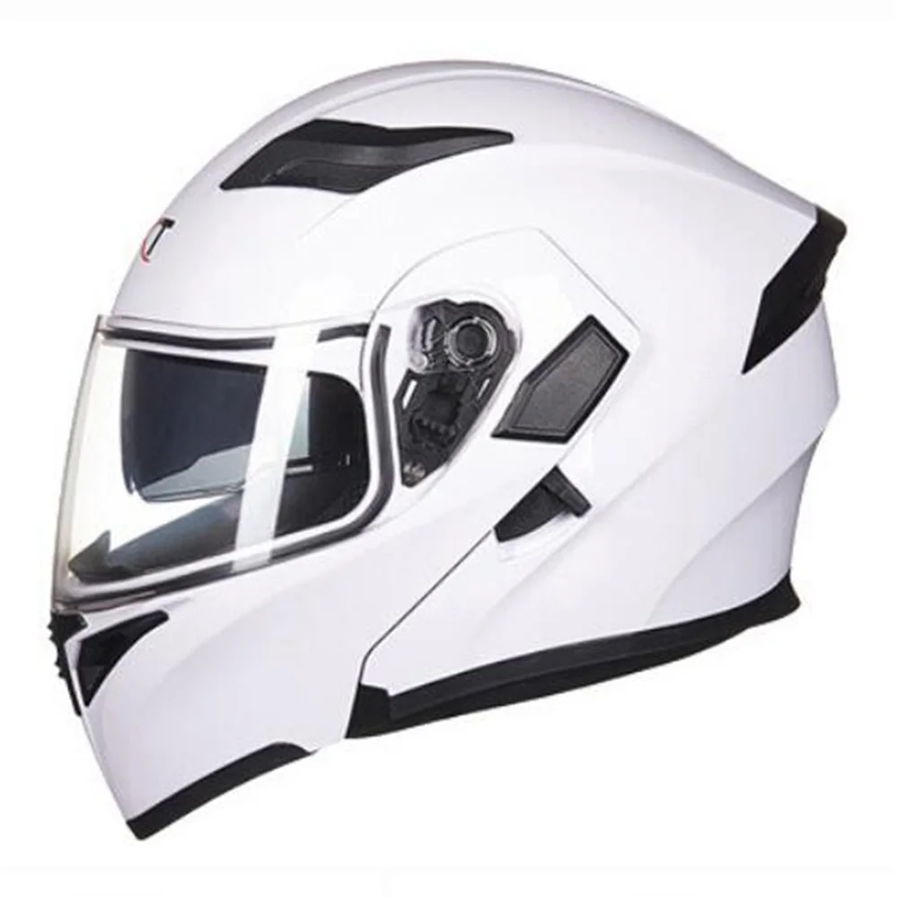 GXT мотоциклетный шлем флип-ап шлем для мотокросса Capacete da Motocicleta Cascos Moto Casque Doublel объектив гоночные шлемы для верховой езды - Цвет: Colour 1