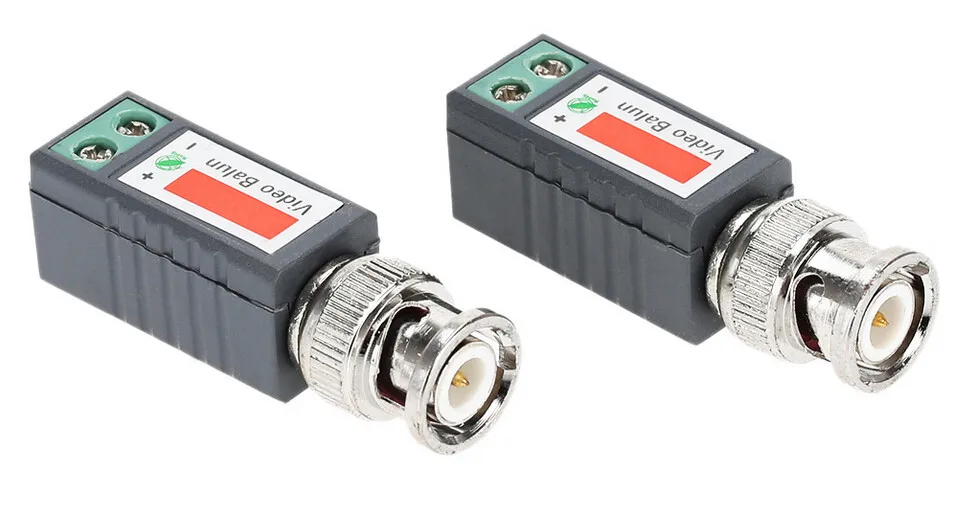 10Pairs 20Pieces CCTV Video Balun Passive Transceivers 2000ft Distance UTP Balun BNC Cable Cat5 CCTV UTP Video Balun