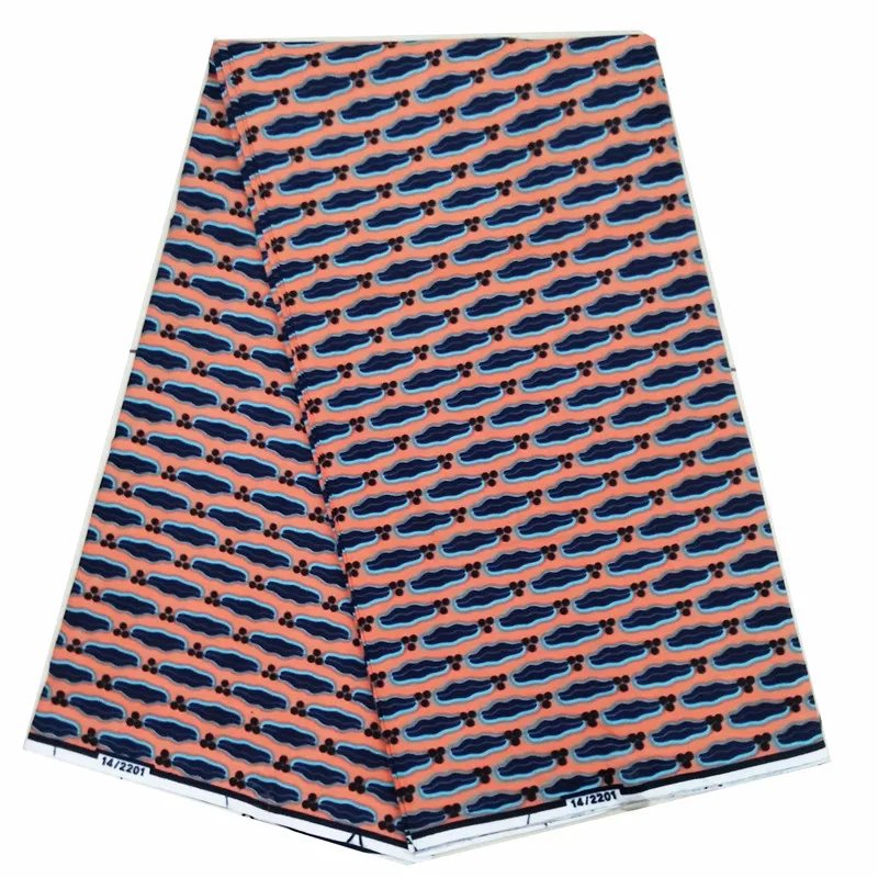 

New designs Wax High Quality Wax 2018 Dutch Wax African real Wax For Women Dress V612