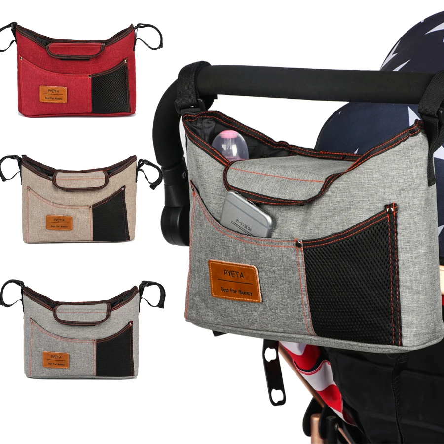 

PYETA Baby Stroller Accessoris Bag New Cup Bag Stroller Organizer Baby Carriage Pram Buggy Cart Bottle Bag Car Bag Yoya