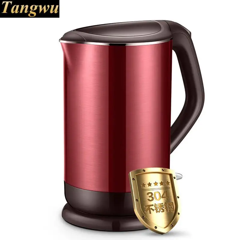 Electric kettle 304 food grade stainless steel household insulation