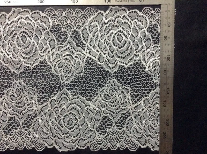 

22cm hot selling symmetrical motif edge lace trim,BB0826M