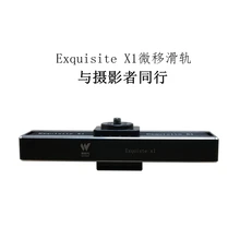 Exq X1 Pocket Small Slider Mini Portable Compact Camera Track Video micro1 Slider for GH5 DSLR Camcorder for iPhone Smartphone