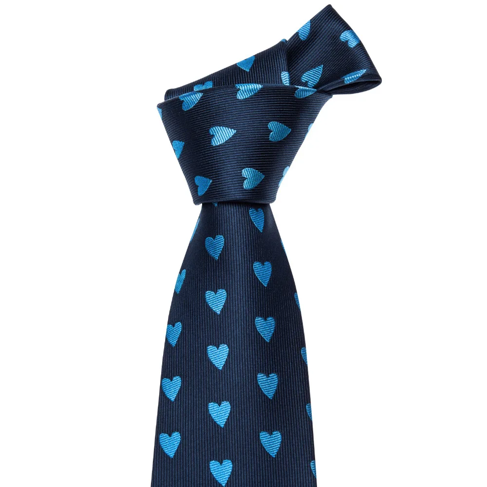 Новые модные галстуки в форме сердца для мужчин 8,5 см ширина Классические мужские галстуки для бизнеса вечерние галстуки для жениха шелковый галстук FA-5070