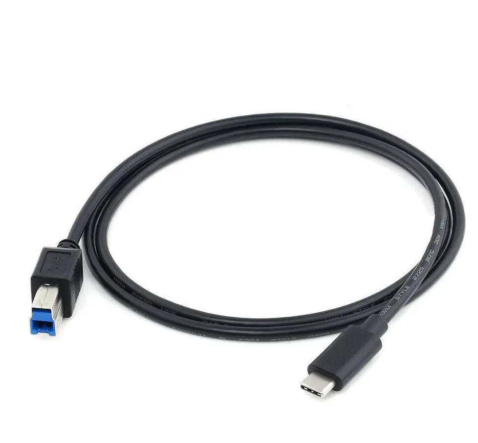 

USB 3.1 USBC Type C To USB 3.0 B Type Male Charge Data Cable For Printer HUB HDD