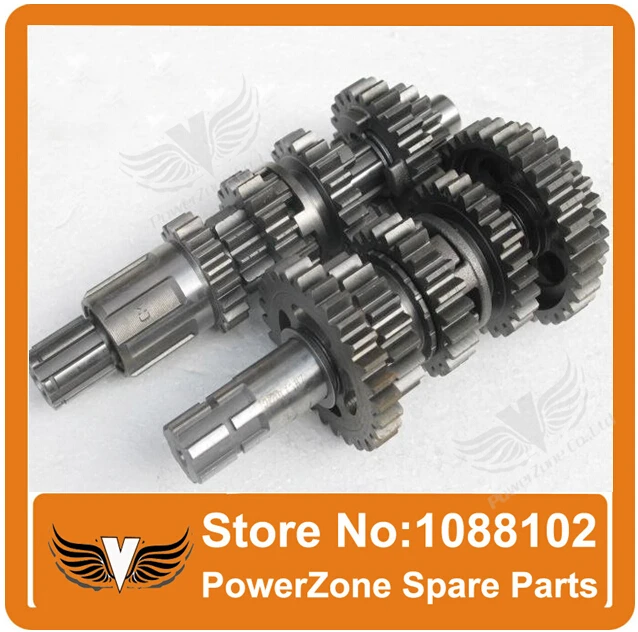 CounterShaft Zongshen 250cc CB250 Water Cooled Mainshaft Transmission Gear Counter shaft Count