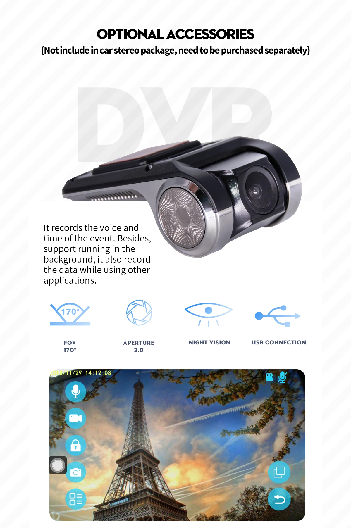 Perfect Latest 1 din 8" touch screen 8 Core 4GB RAM 32GB ROM Android 8.1 car autoradio stereo GPS Navi WIFI Bluetooth DVR reverse camera 11