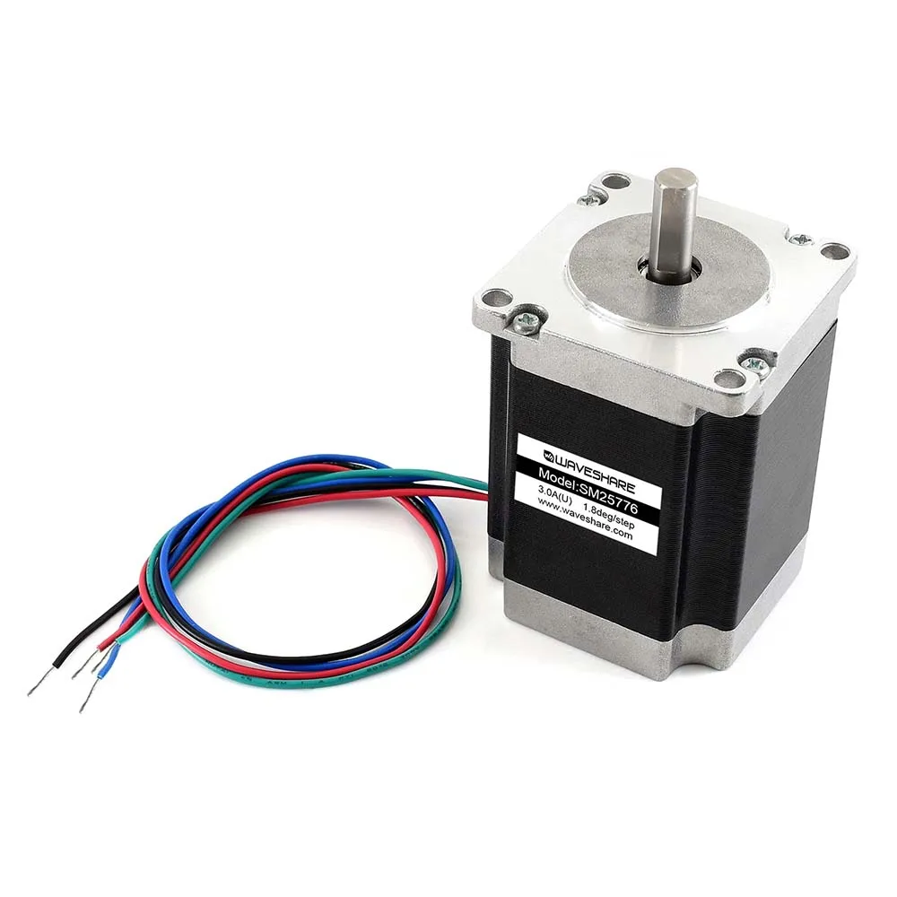SM25776 Two-Phase Stepper Motor Body length: 76mm Rated current: 3.0A/Phase Phase inductance: 1.6mH Compatible driver: SMD258C | Компьютеры