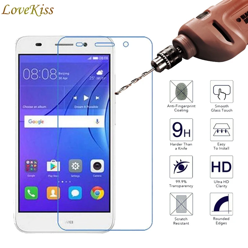 9H закаленное стекло для Huawei Y3 2017 CRO L03 L23 L02 L22 U00 Защитное экрана 2018 CGA защитная