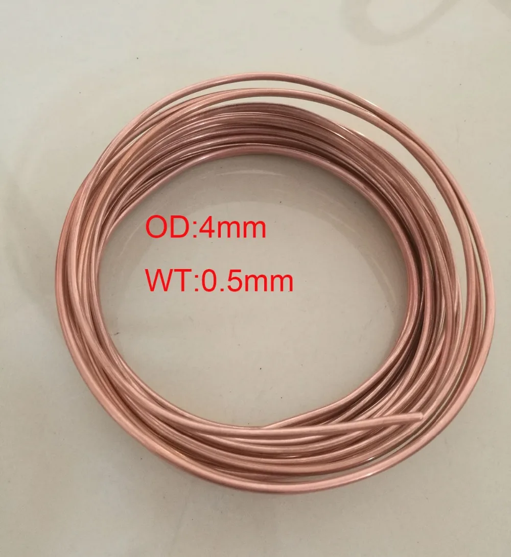 

Outer diameter about 4mm, Soft Condition Air Condition Refrigerator Repair Copper Tube, Length about 5 meters