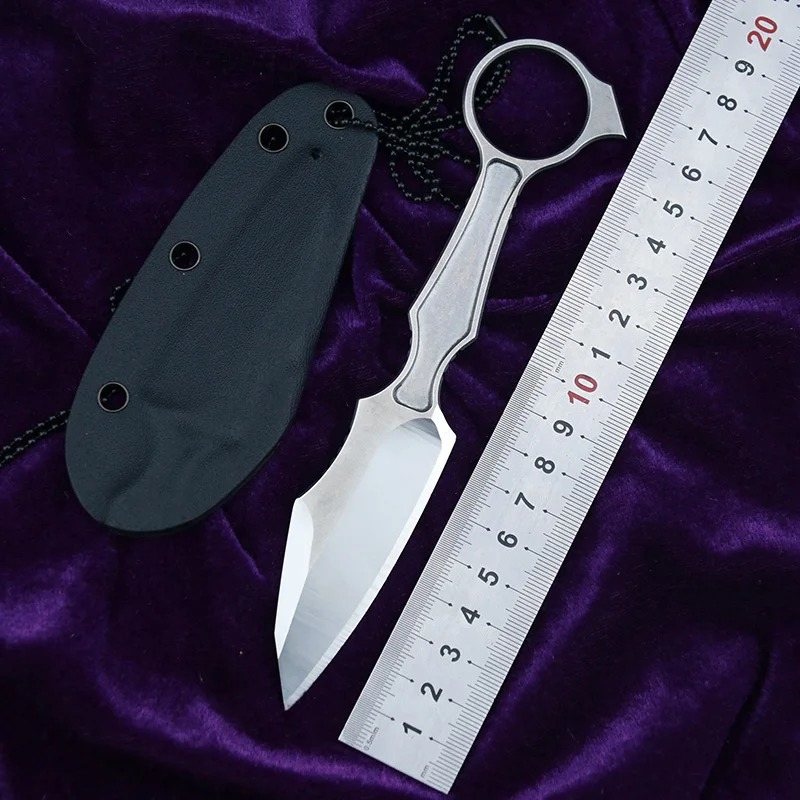 

LEMIFSHE GITFO KYDEX Sheath Fixed Blade Knife Hunting D2 Steel Tactical outdoor survival EDC tool camping kitchen knives
