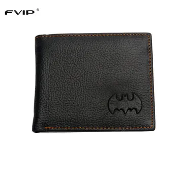 

Free Shipping DC Marvel Wallet Batman Superman Wallets Genuine Leather with Zipper Coin Pocket Dollar Price
