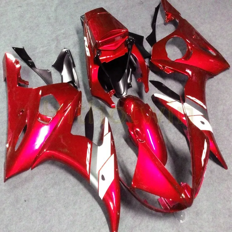 Пользовательские мотоциклетные Обтекатели для YZFR6 2003 2004 2005 YZF R6 03 04 05 ABS