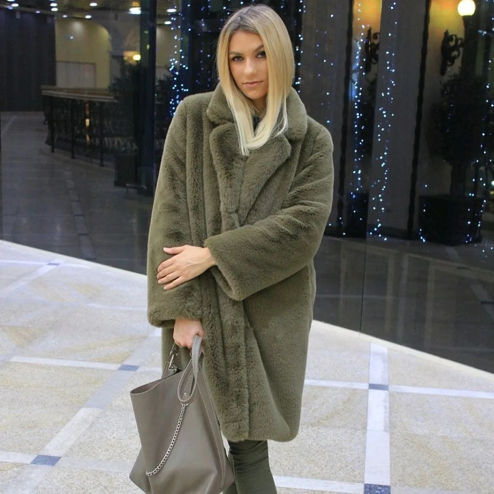 TOPFUR Winter Rex Rabbit Real Fur Coat Women Luxury Navy Blue Thick Warm Fur With Fur Collar Long New 2018 Fashion TOPFUR Winter Rex Rabbit Real Fur Coat Women Luxury Navy Blue Thick Warm Fur With Fur Collar Long New 2018 Fashion