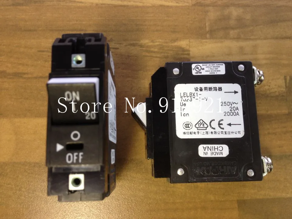 

[ZOB] The United States AIRPAX Ebers LELBX1-70267-1-V 1P20A 250V breaker --10pcs/lot