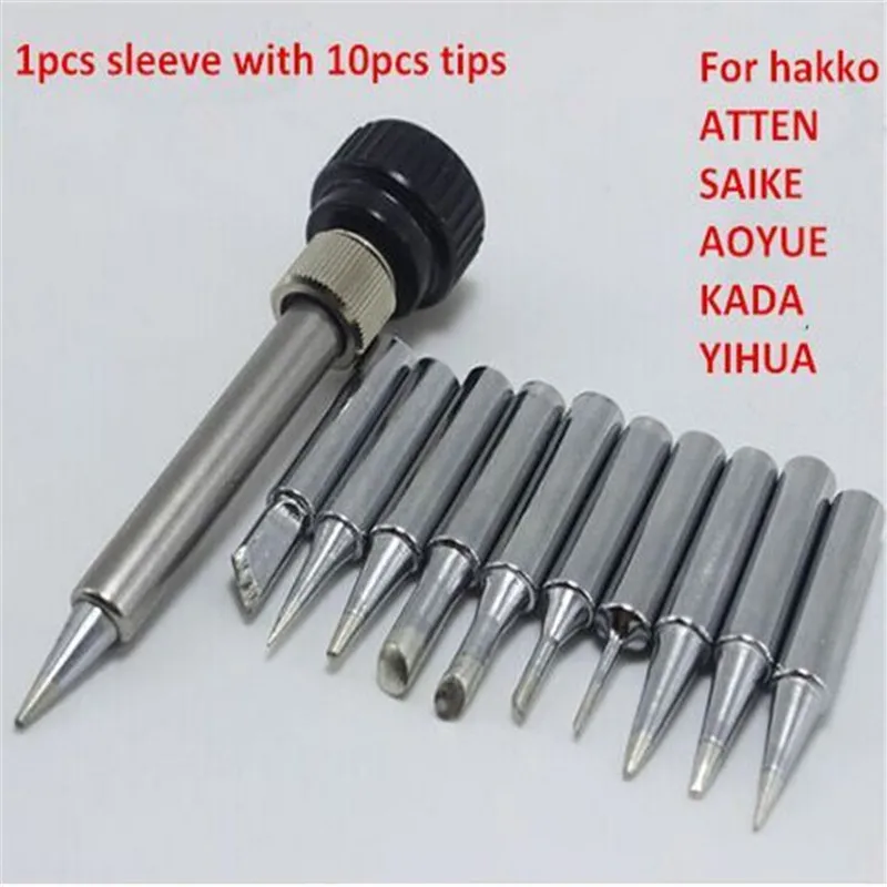 SZBFT 900M-T For hakko 936 SAIKE ATTEN AOYUE KADA YIHUA Soldering Rework Station Iron 11pcs/lot