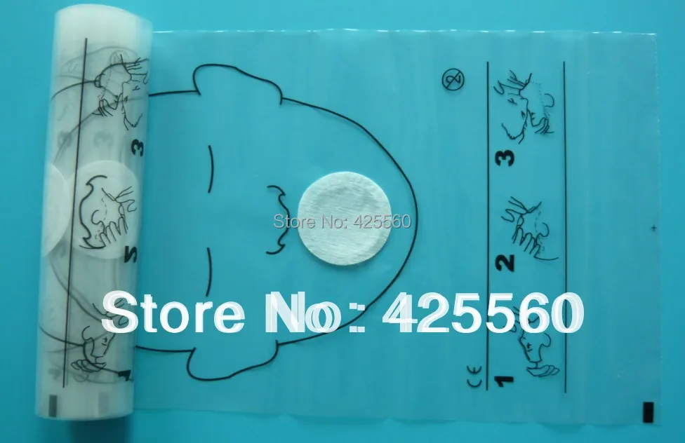 CPR Face Masks Mouth To Mouth Rescue Protect Shields With One-way Valve For First Aid Training 4 Rolls 36 Pieces/Roll