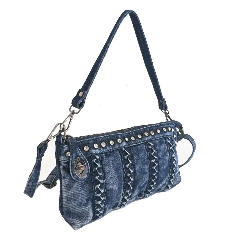 

Vintage Fashion Crossbody Bags Single Shoulder Bags Ladies Demin Bags Women Handbags Purse bolsa feminina