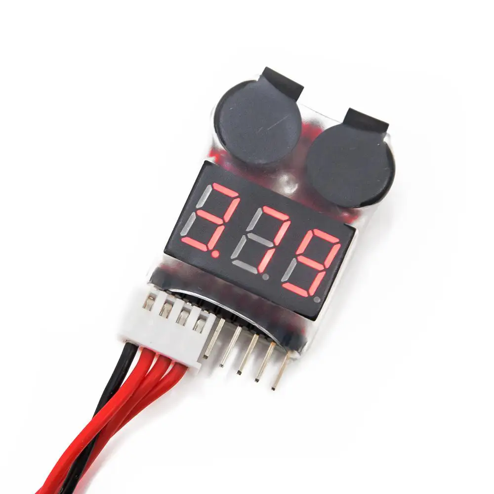 HOBBYMATE 1 8S Lipo Battery Voltage Tester/ Low Voltage Buzzer Alarm