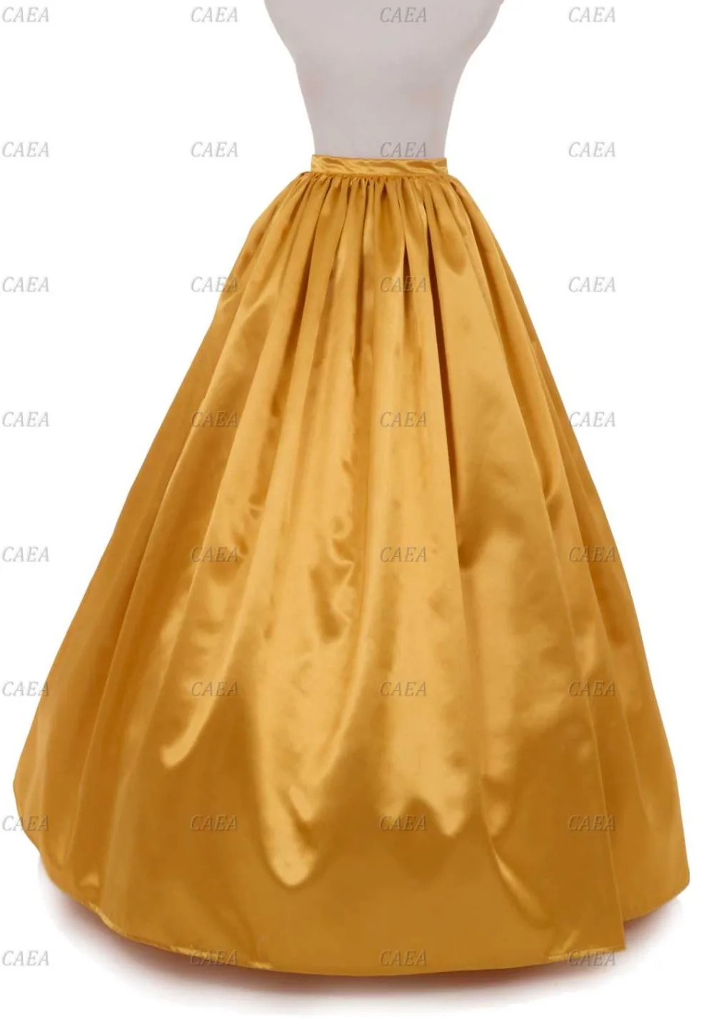 Valentina Civil War Styled Satin Skirt