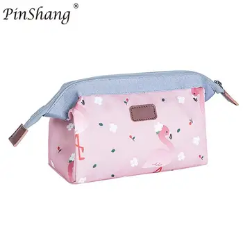 

PinShang Waterproof Portable Zipper Cosmetic Bag dot beauty Case Make Up Tas Purse Organizer Storage Travel Wash Pouch ZK30