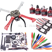 F450 450 мм/S500 PCB 500 мм/X500 комплект рамы для квадрокоптера Pixhawk PIX 2.4.8 Контроллер полета M8N gps 433 МГц Телеметрия 2212 мотор