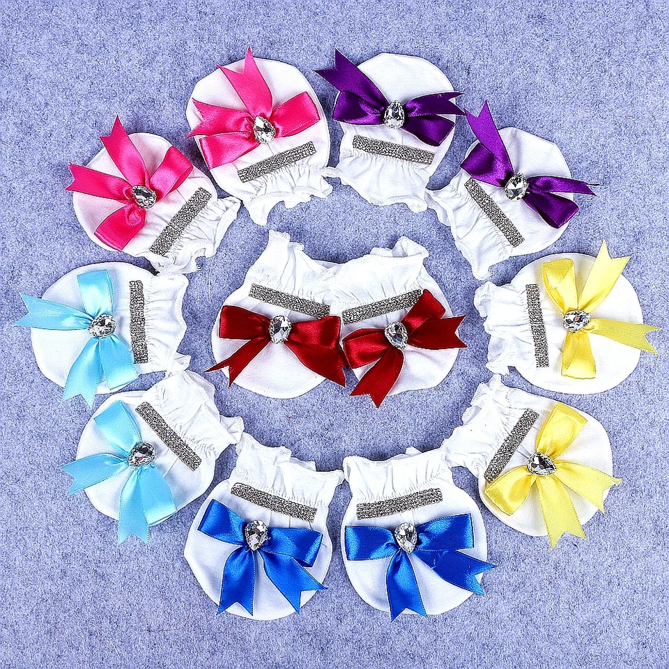 baby girl hand mittens