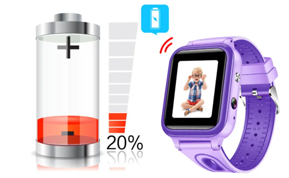 SALFRESA L60 Children Smart Watch Waterproof IP67 Color Touch Screen 1.33'' Baby Safety Kids AGPS LBS Smart Bracelet for Child-18
