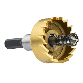 

Drill Bit set Hole Saw cutter Set Hex HSS 9Titanium drilling Home Tools 16-30mm woodworker