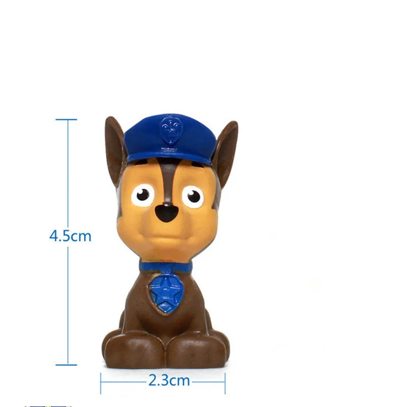 Genuine Everest Paw Patrol birthday dog Canine 4-5cm Dogs Anime Action Figures kids Toy Patrulla Canina Juguetes party Gift
