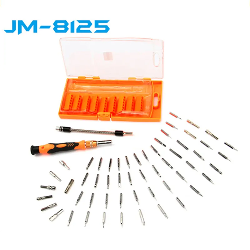 JAKEMY 58 in 1 JM-8125 multi Screwdriver Disassemble repair mobile phone tool for iPhone/MacBook Air/MacBook Pro tools set JAKEMY 58 in 1 JM-8125 multi Screwdriver Disassemble repair mobile phone tool for iPhone/MacBook Air/MacBook Pro tools set