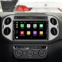 " 4 ram 64 rom Android 8,1 автомобильный DVD gps навигационный мультимедийный плеер для VW Tiguan 2010- 32EQ DSP 4G слот для sim-карты опционально