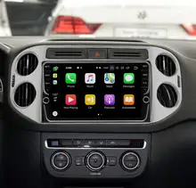 10 “4 RAM 64 ROM Android 8.1 Auto Lettore DVD GPS di Navigazione Multimediale Per VW Tiguan 2010-2015 32EQ DSP 4G Slot Per SIM Card Opzionale