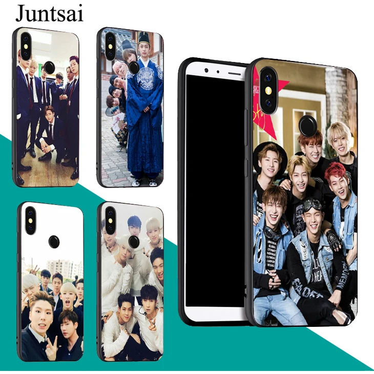 

Juntsai Monsta X Korean KPOP Boy Group Phone Case For Xiaomi Redmi Note 5 5A 7 4X 5Plus 6A 6 Pro S2 Mi 9 8 6X A2 Max 3 F1 Coque