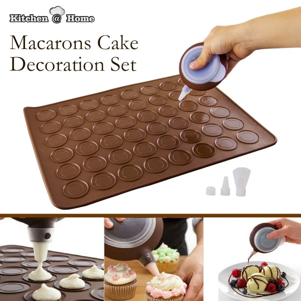 48 Holes Silicone Macaron In Baking Pastry Sheet Mat 48 Holes Silicone Macaron In Baking Pastry Sheet Mat