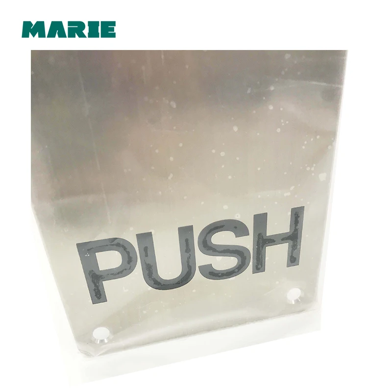 SP023 Door Plate Public Area Sign Plate Indicator Stainless Steel Pull Push
