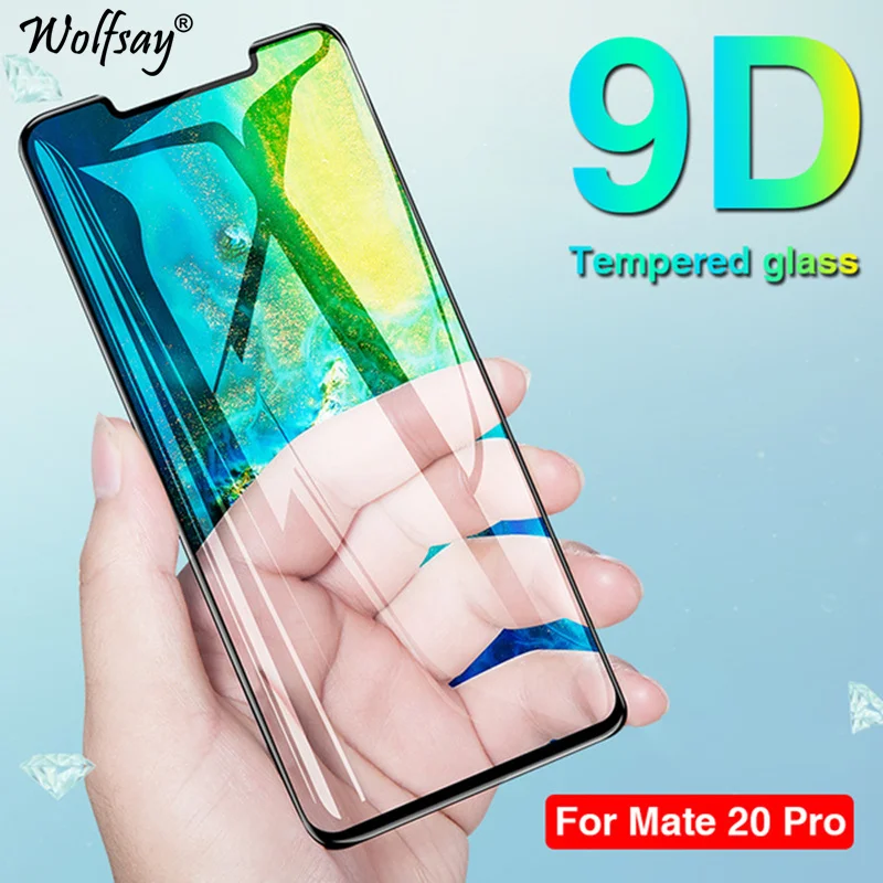 

3D Curved Edge Full Glass For Huawei Mate 20 Pro Temperd Glass Huawei Mate 20 Pro Screen Protector Full Glue Premium Glass Film