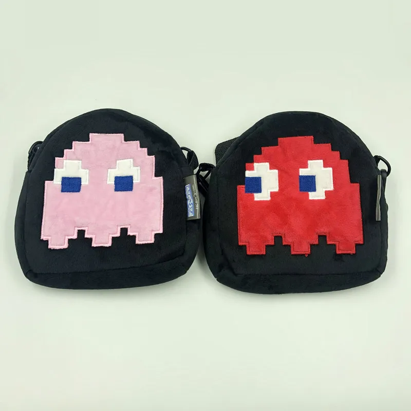 

Pac-Man Coin Purse Unisex Wallet Multi-functional Kawaii Shoulder Bag Anime Plush Toys Birthday Gift