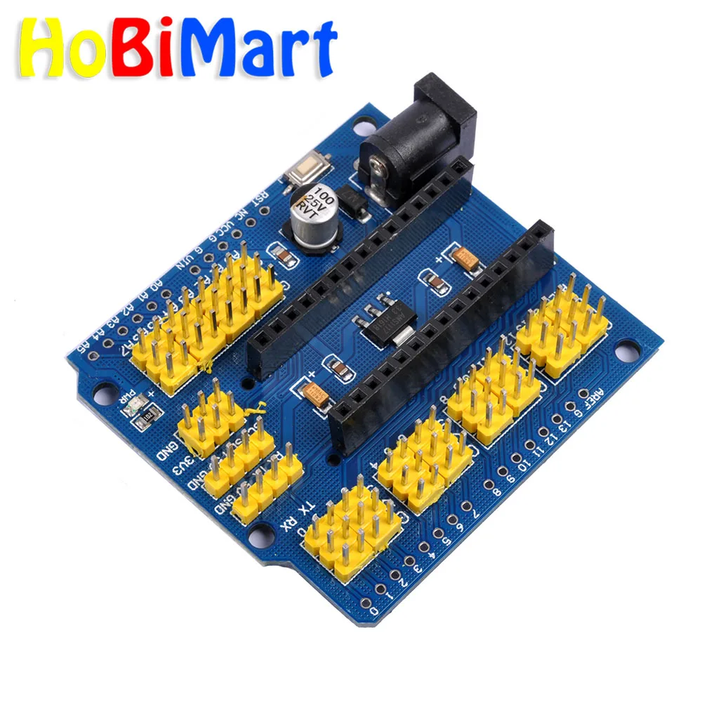 NANO I/O IO Expansion Sensor Shield Module For Arduino UNO R3 Nano V3.0 ...