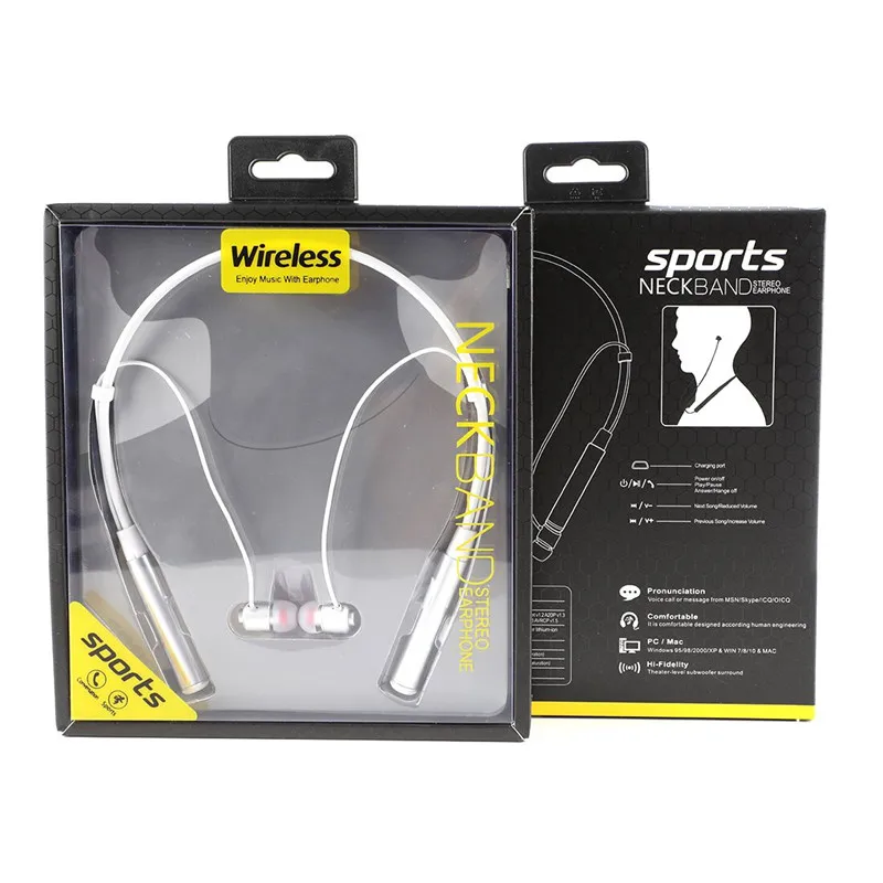 

Portable Wireless Bluetooth Stereo Headset Earphone Headphone W/ Mic Microphone in-Ear Earbuds Earphone for Smartphones Xiaomi